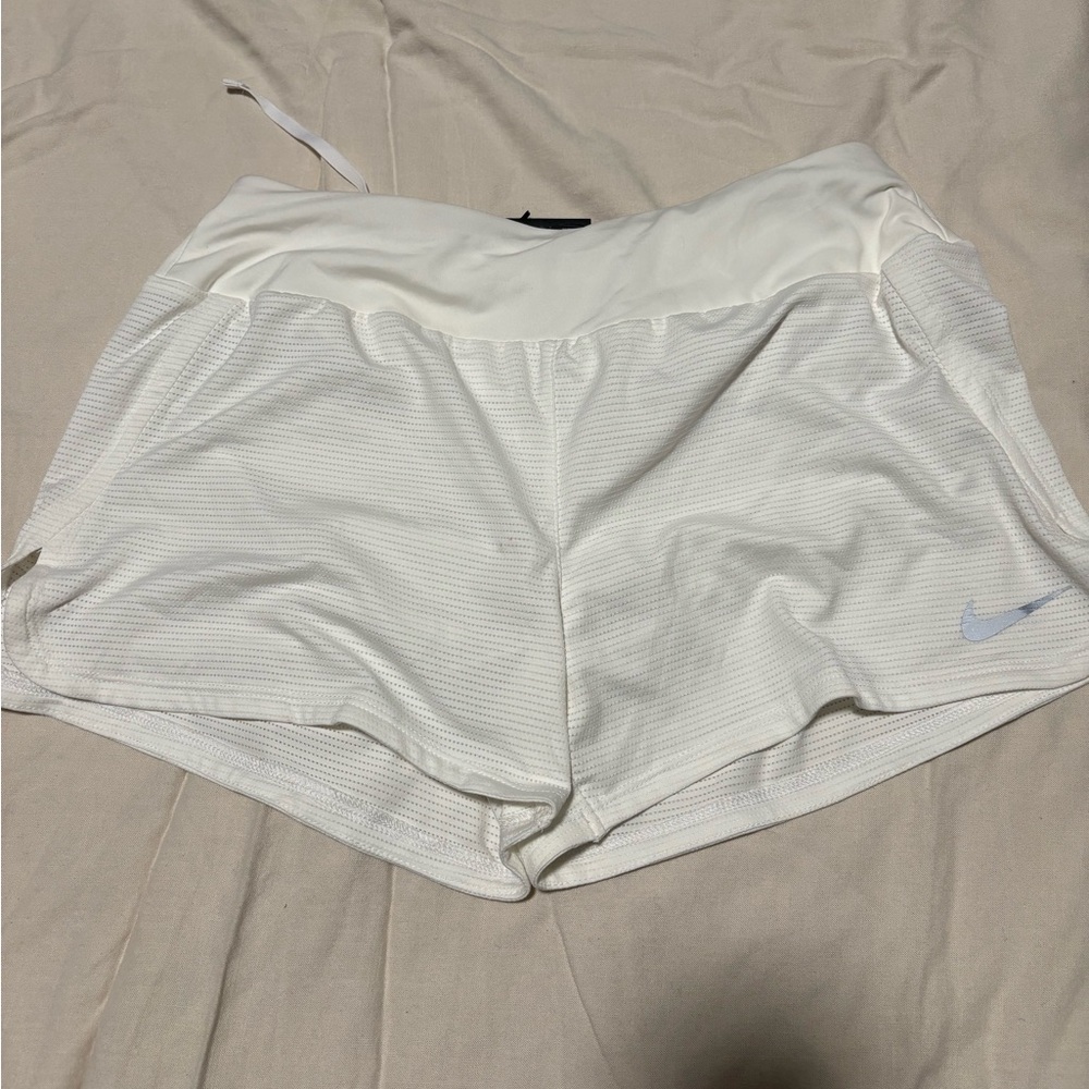 Nike Women's Cream Athletic Shorts